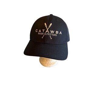 Catawba River Outfitters North Carolina Black Hat Cap Adjustable